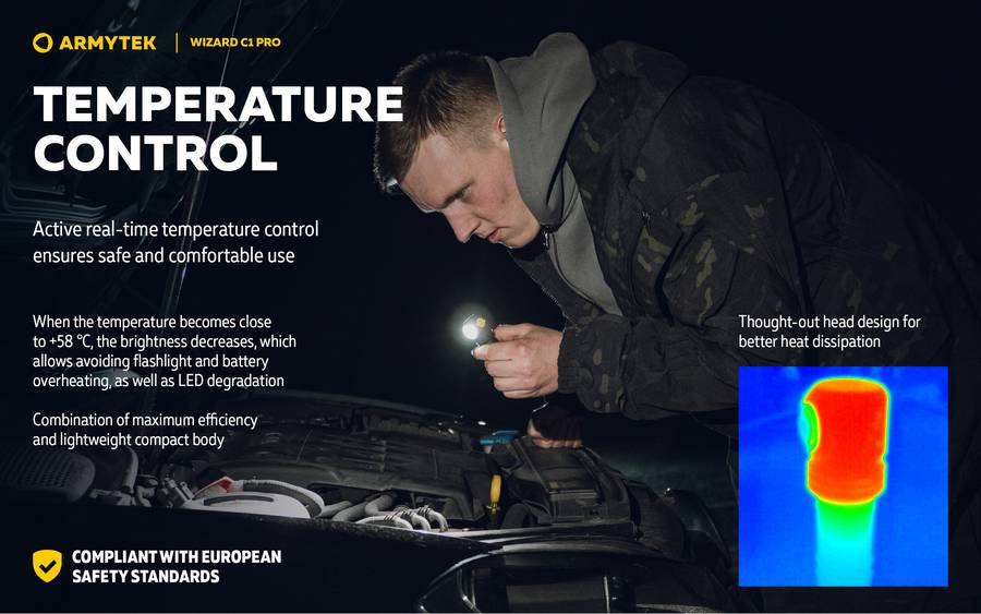Prezent&aacute;cia čarodejn&iacute;ka C1 Pro Armytek Lamp: Slide N &deg; 15